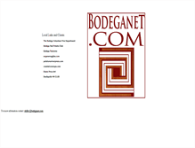 Tablet Screenshot of bodeganet.com